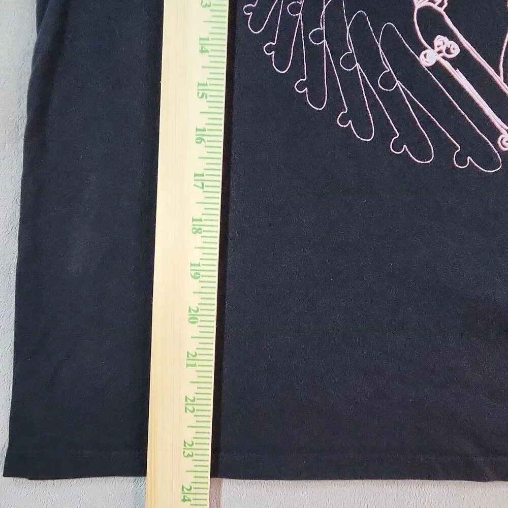 Gap Kids Boys Black Skeleton Skateboard Graphic Short Sleeve Cotton Tee 2XL